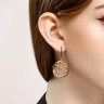 Серьги из золоченого серебра (Арт.93-121-00662-1)