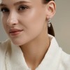 Серьги из серебра с фианитами «Изысканный ореол» SOKOLOV (арт.94027344)