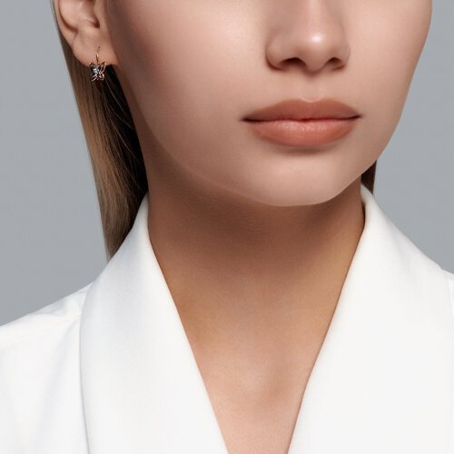 Серьги из золота с фианитами (Арт.51-120-02046-1)