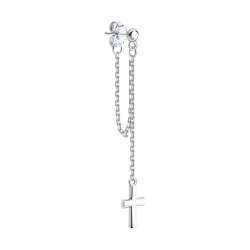 Серьга из серебра (Арт.94170301)