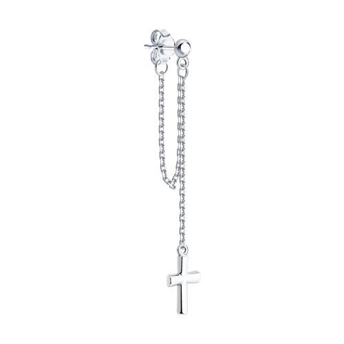 Серьга из серебра (Арт.94170301)