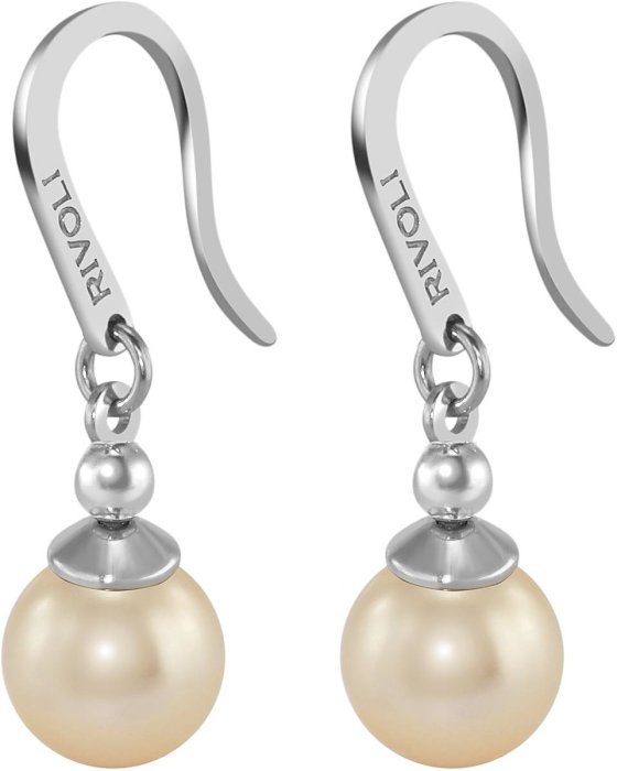 Серьги из серебра с жемчугом (Арт.aas-1-a-8-5-s)