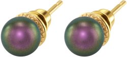 Серьги из серебра с жемчугом (Арт.aas-13-8-19-g)