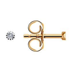 Серьги из золота с бриллиантами (Арт.51-222-01248-1)