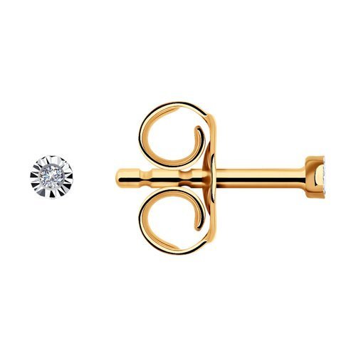 Серьги из золота с бриллиантами (Арт.51-222-01248-1)