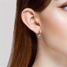Серьги золотые пробы 585 с топазом (Арт.51-320-01763-1)