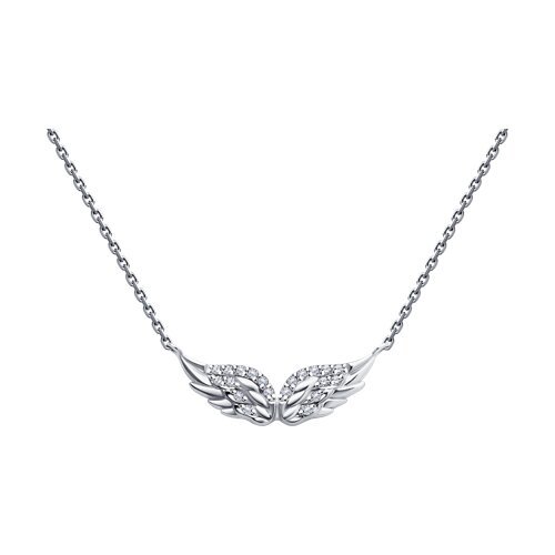 Колье из белого золота с бриллиантами (Арт.1070361-3)