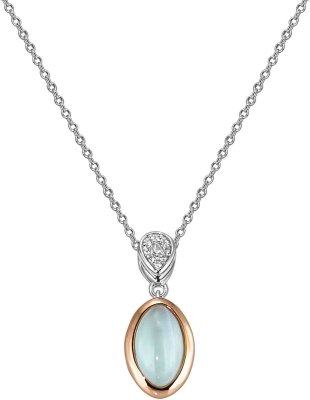 Кулон из серебра с кошачим глазом и куб. цирконием (Арт.fap-1-2-r)