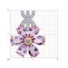 Подвеска золотая пробы 585 с аметистом (Арт.732932)