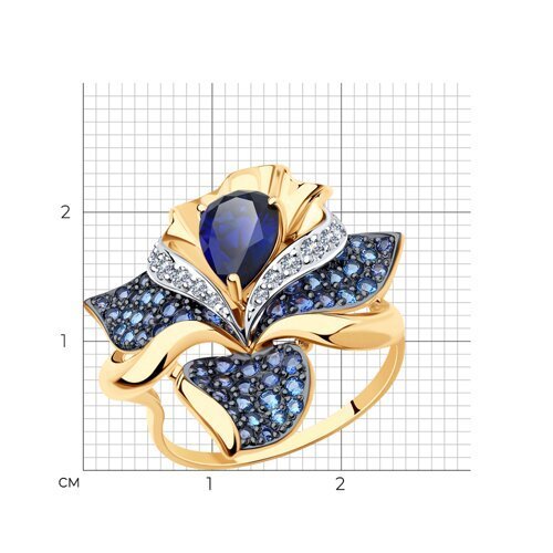 Кольцо золотое пробы 585 (Арт.714802)