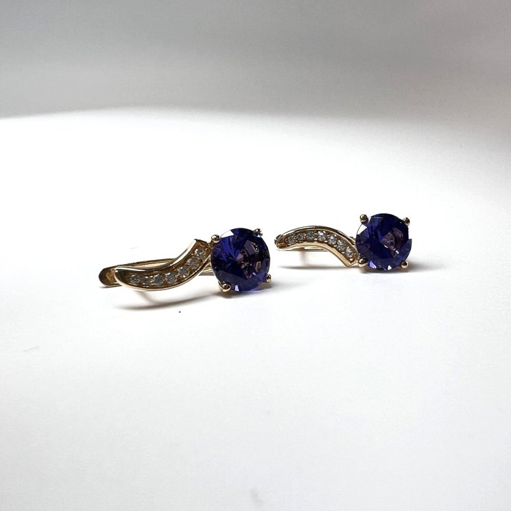 Серьги Эстет (Арт.01s2115345-4)