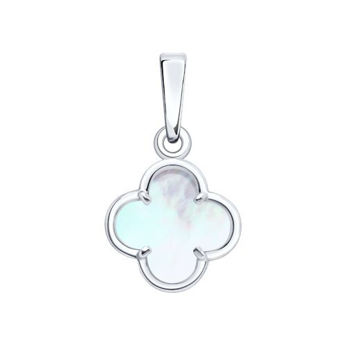 Подвеска из серебра с перламутром (Арт.83030351)