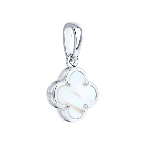 Подвеска из серебра с перламутром (Арт.83030351)