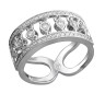 Кольцо с бриллиантами «Elegance Grace» из белого золота Estet (арт.01К6212284)