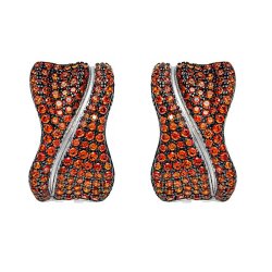 Серьги из серебра с куб. цирконием (Арт.mp-e01213-x-wb-x-x-or)