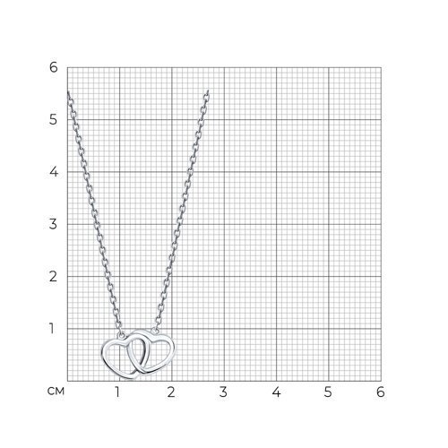 Колье из серебра (Арт.94070720)