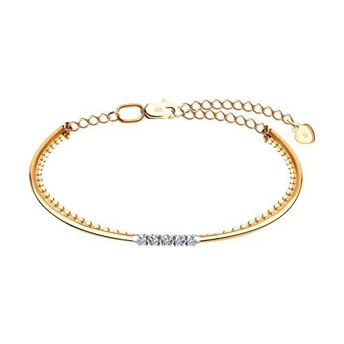 Браслет из золота с бриллиантами (Арт.1050125)