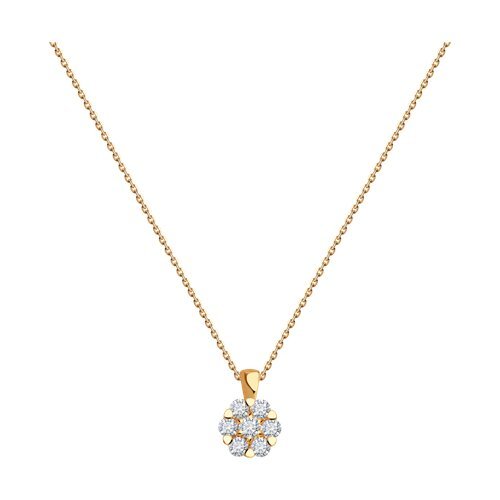 Колье из золота с бриллиантами (Арт.1070264)