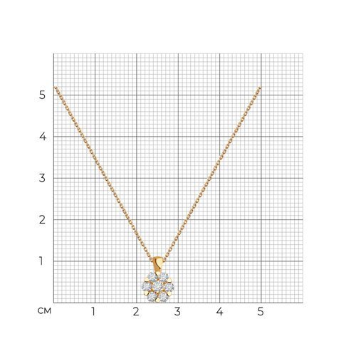 Колье из золота с бриллиантами (Арт.1070264)