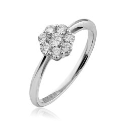 Кольцо из золота с бриллиантом Русские Самоцветы (Арт.53664)