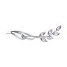 Брошь из серебра с аметистами (Арт.92040046)