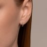 Серьга из золота с бриллиантами (Арт.1170014)