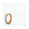 Серьга из золота с бриллиантами (Арт.1170014)