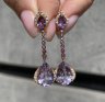 Серьги из золота с аметистом и бриллиантом (Арт.er-33487_sr_ps_am_pink)