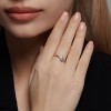 Кольцо из золота с фианитом «Сияние чувственности» Соколов (арт.51-110-02228-1)