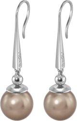 Серьги из серебра с жемчугом (Арт.aas-16-12-9-s)