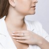 Кольцо из серебра с эмалью «Мятный Шелест» Соколов (арт.94012812)