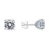Серьги из серебра с фианитами (Арт.94022997)