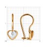 Серьги из золота с фианитами (Арт.029117)