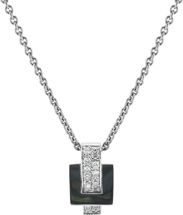 Кулон из белого золота с бриллиантом (Арт.tc511gb3)