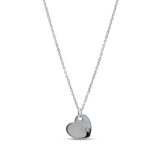 Ожерелье серебряное с куб. цирконием «Серебряные крылья» MyJewels (арт.0512)