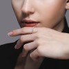 Кольцо из золота с бриллиантами «Двойной блеск» Соколов (арт.1012075-2)