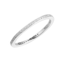 Кольцо из серебра с фианитом (Арт.sl-r01311-x-w-x-x-w)