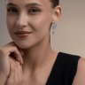 Серьги из серебра с топазами и фианитами (Арт.94-321-00111-1)