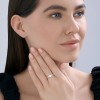 Кольцо из серебра с фианитом «Сверкающий Вихрь» Соколов (арт.94014640)