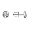 Серьги из серебра с бриллиантами (Арт.94-222-02058-1)