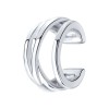 Серьга из серебра 925 без вставок «Линии свободы» Соколов (арт.9417)