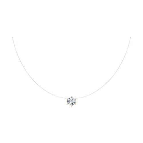 Колье из золота с фианитом (Арт.51-170-01157-6)