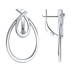 Серьги из серебра (Арт.94-120-01566-1)