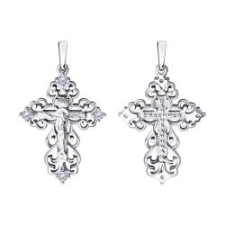 Подвеска из серебра с фианитами (Арт.94-131-00850-1)