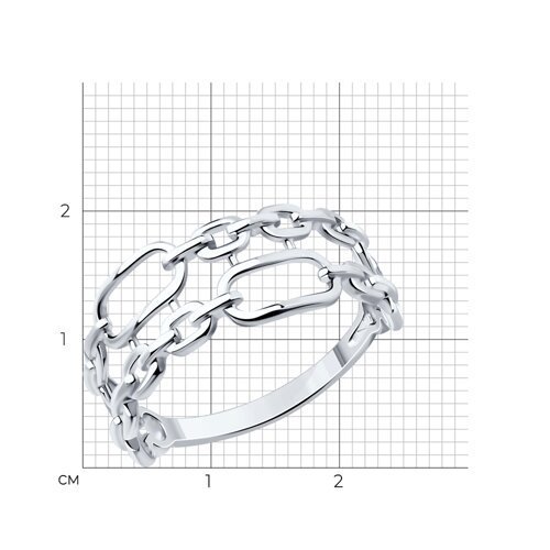 Кольцо из серебра (Арт.94013712)