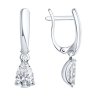Серьги из серебра с фианитами (Арт.94021997)