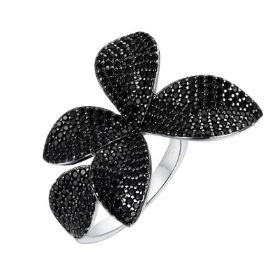 Кольцо из серебра с шпинелью (Арт.cz-r01803-x-wb-x-x-b)