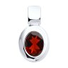 Подвеска из серебра с гранатом (Арт.92030796)