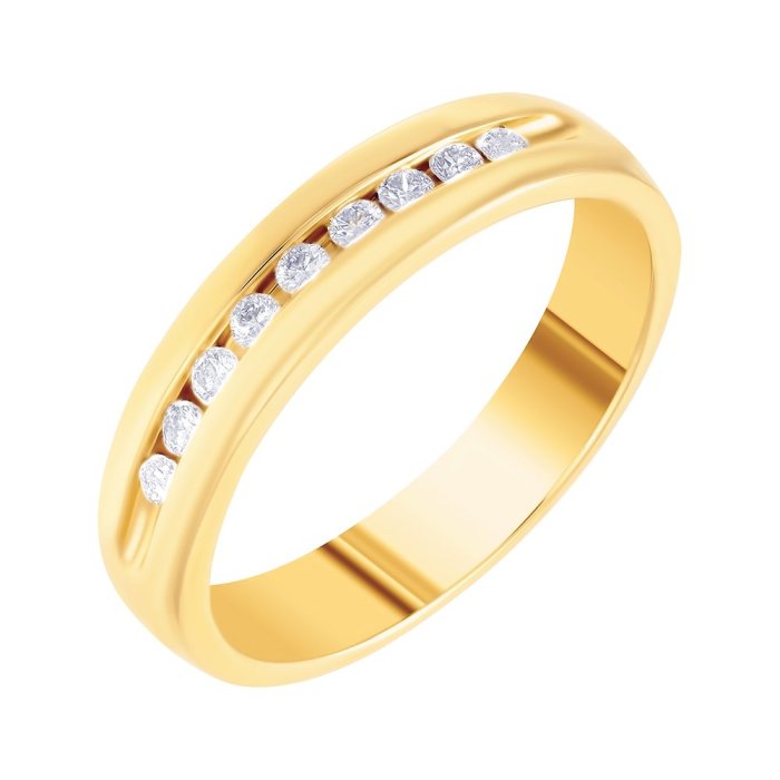 Кольцо из золота с бриллиантом (Арт.33026xg4w_ko_yg)