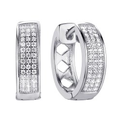 Серьги из серебра с фианитом (Арт.mp-e014-1-x-w-x-x-w)